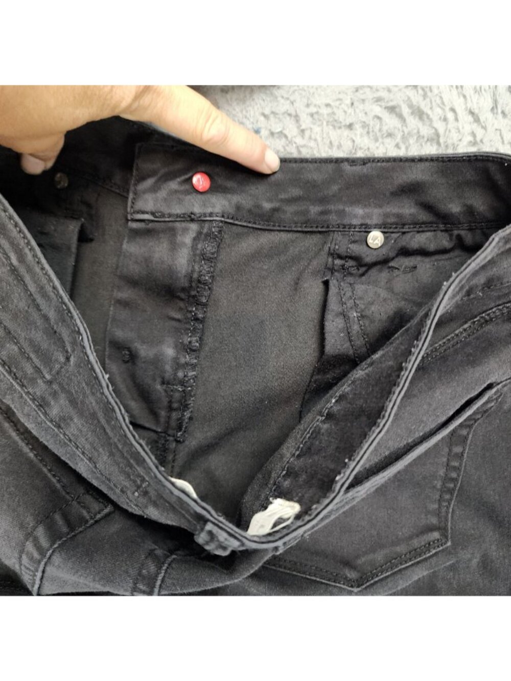 Bullhead Jeans Womens 26 Black Stretch Denim Skinniest Skinny - Picture 10 of 12